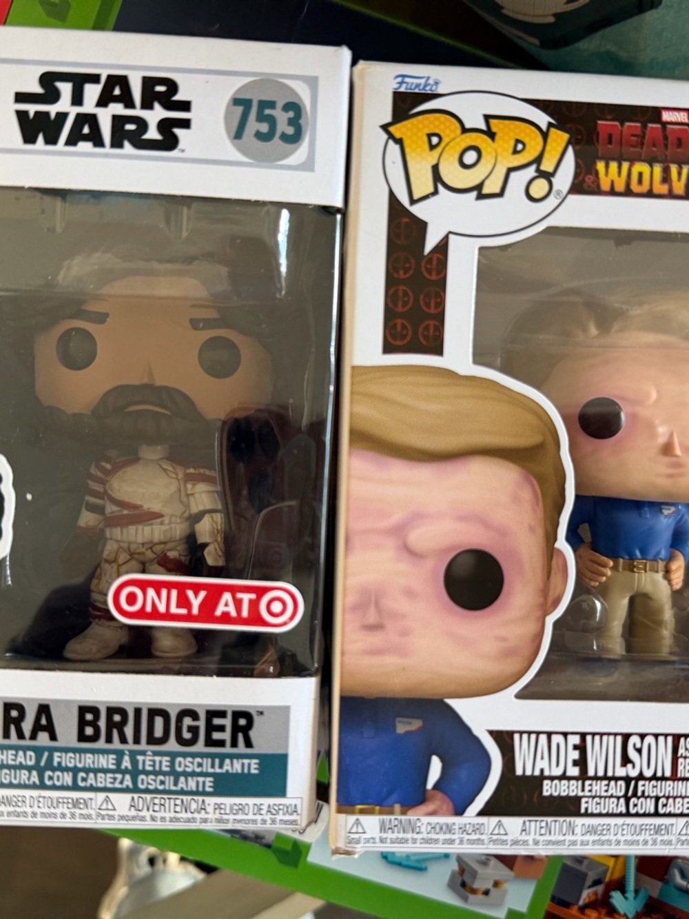 Star Wars Ezra Bridger & Wade Wilson deadpool Pop Funko